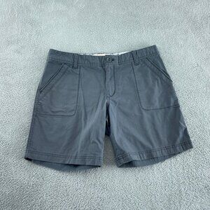 Eddie Bauer Ripstop Womens Gray Cotton/Spandex Pockets Size 6 5018